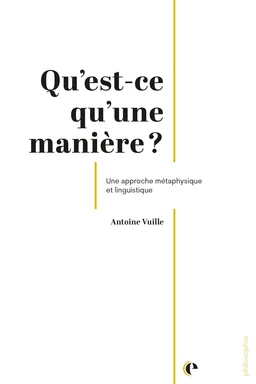 Qu'est-ce qu'une manière? 